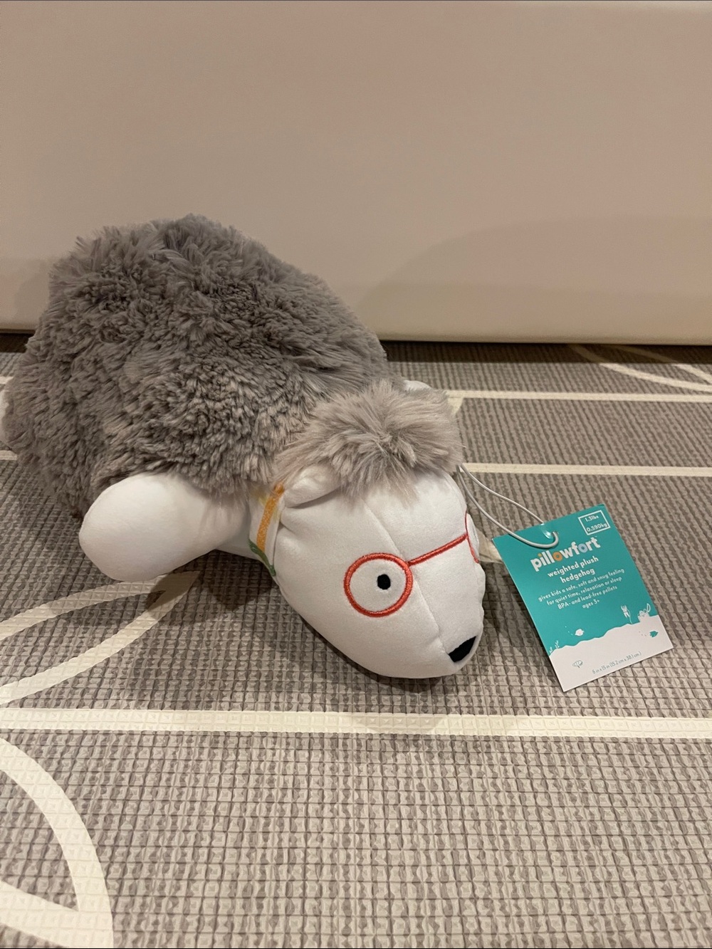 Pillowfort weighted plush hedgehog
